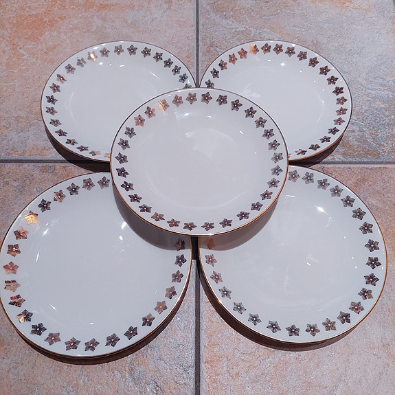 Rörstrand, Gala, Lautaset, 5kpl