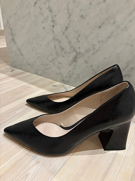 Zara mustat korkokengät 40