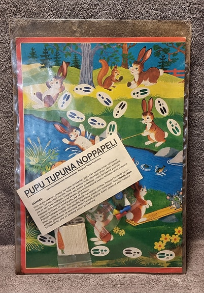 PUPU TUPUNA lautapeli (vuodelta 1979)