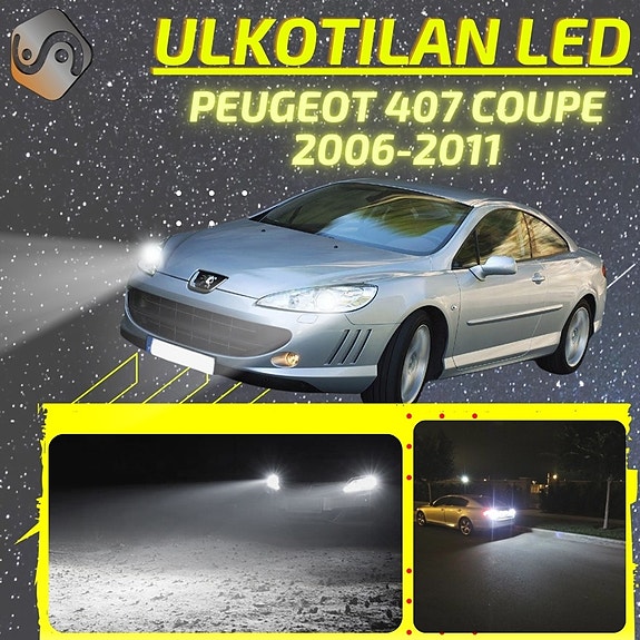PEUGEOT 407 COUPE Ulkovalojen LED -päivityssarja