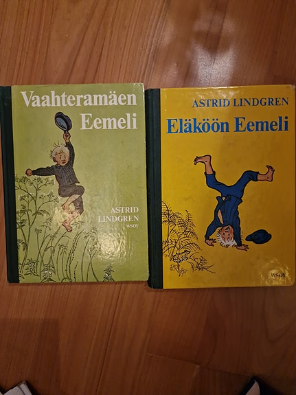 Astrid Lindgren Vaahteranmäen Eemeli kirjat