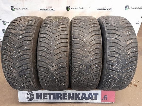 185/60 R15" Käytetyt Nastarenkaat