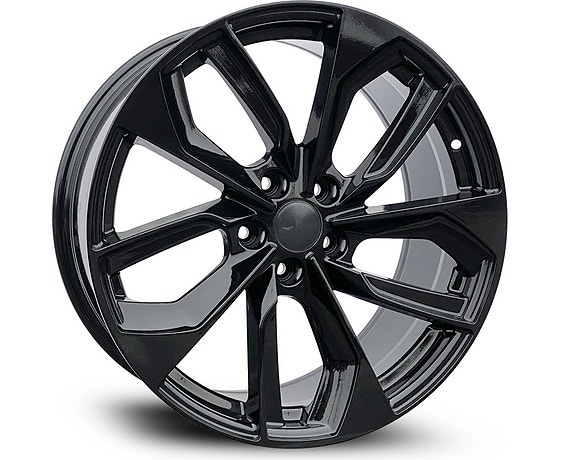 vanteet 19" AUDI S-LINE GLOSS BLACK 5X112 ET40 8.5 66.6 VW, SEAT, SKODA