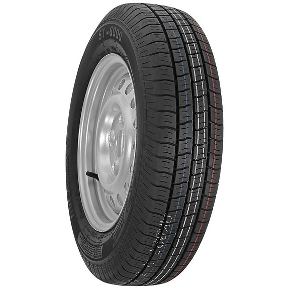 Perävaunun pyörä 155R13C m+s 4×100 vanteella