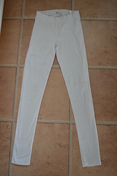 H&M valkoiset legginsit 164cm