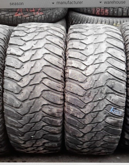 33x12.5 R17 käytetyt kesärenkaat
