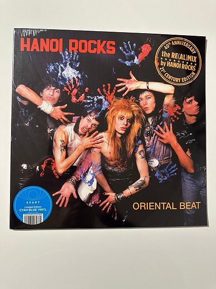 Hanoi Rocks Oriental Beat CYAN BLUE Vinyl
