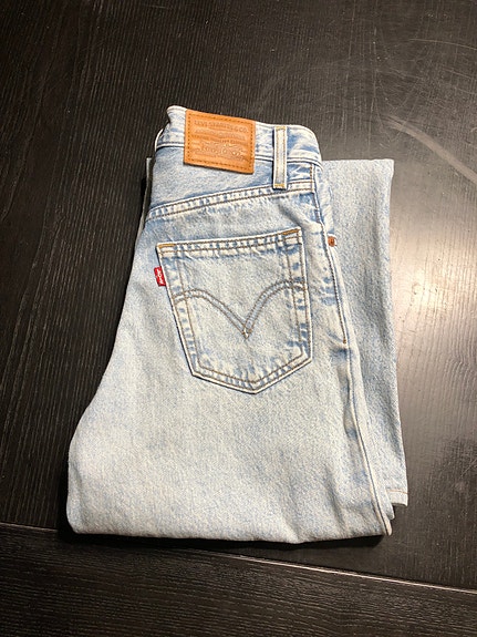 W23 L32 Levi Strauss Co Ribcare Wide Leg jeans uudet siisti ehjä laatu brandi
