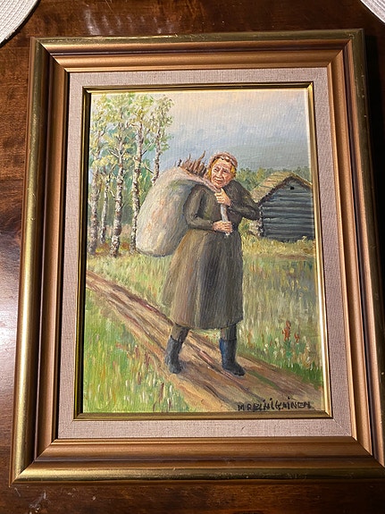Öljyvärimaalaus M Reinikainen