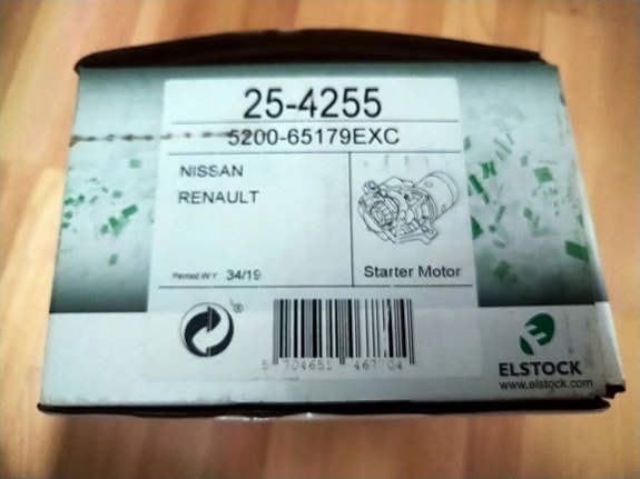 Nissan Renault Starttimoottori 25-4255, 5200-65179EXC