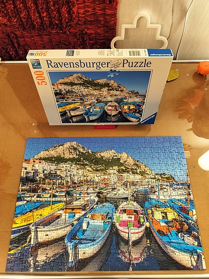 Ravensburger sataman veneet 500 palapeli