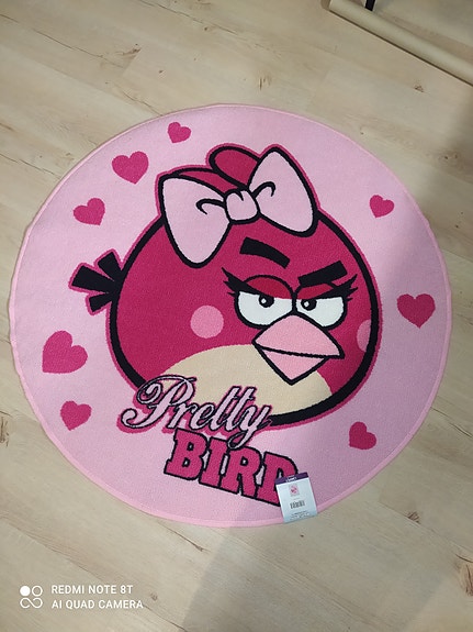 Angry birds matto halkaisija 100cm