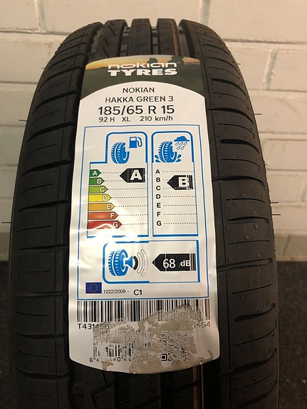 185/65R15 Nokian Hakka Green 3 uudet