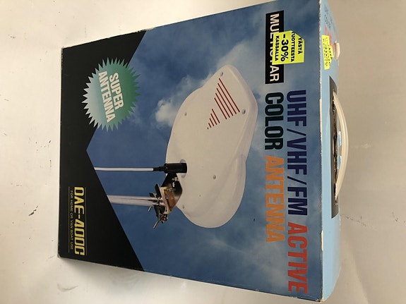 Uhf / vhf / fm active color antenni dae400c