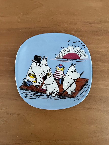 Muumiperhe lautalla (1991-1997) seinälautanen
