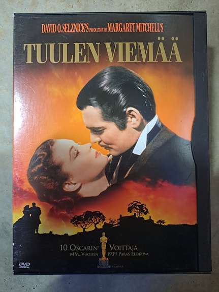 Tuulen viemää dvd