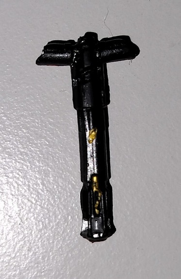 Kylo ren figuurin valomiekka