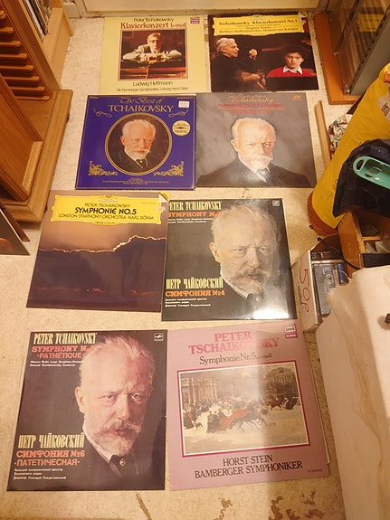 Klassinen musiikki lp levyjä