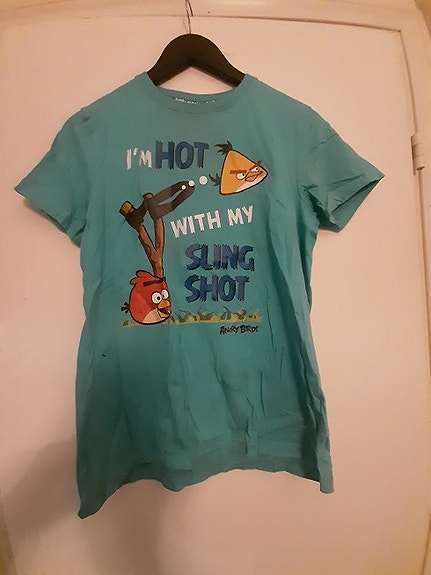 Angry Birds lasten t-paita 170 vihreä unisex