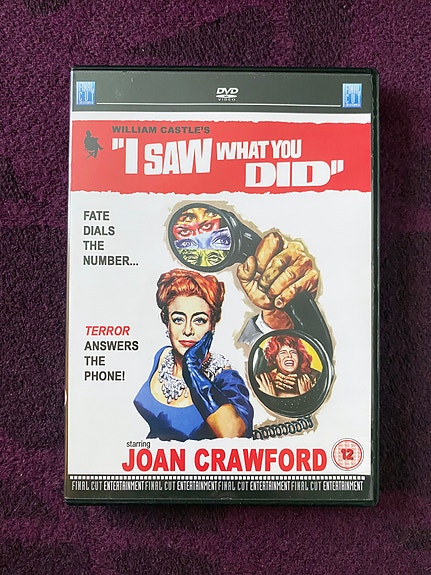 I Saw What You Did DVD William Castle