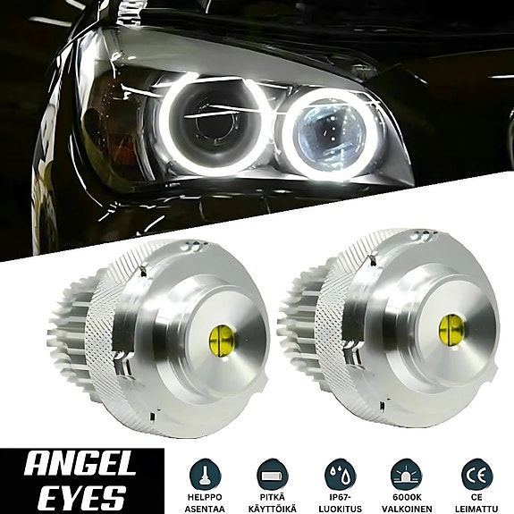 BMW 5 E60 LCI Enkelin Silmien LED 6000K 40W (2kpl)