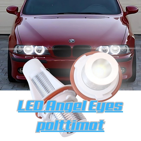 BMW Enkelin Silmien LED -polttimot 6000K 7W (2kpl)
