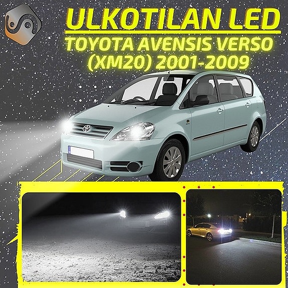 TOYOTA AVENSIS VERSO (XM20) Ulkovalojen LED -päivityssarja