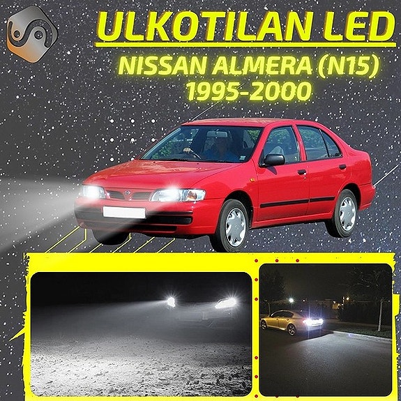 NISSAN ALMERA (N15) Ulkovalojen LED -päivityssarja