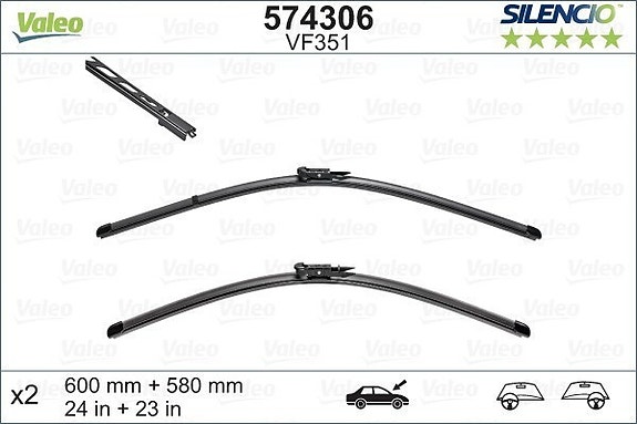 Pyyhkijänsulat BMW 5-sarja E60/61