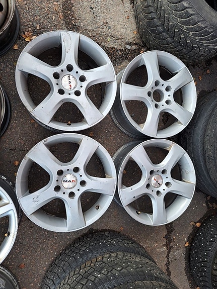 MAK 5x120 16" alut vanteet 4kpl
