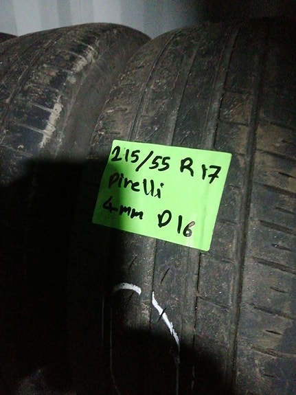 Kesärenkaat 215 55 R17 4 kpl