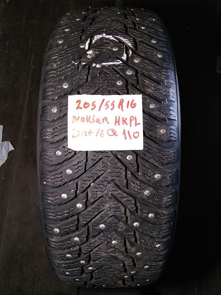 Nastarenkaat 205/55R16 Nokian Hkpl8 4kpl