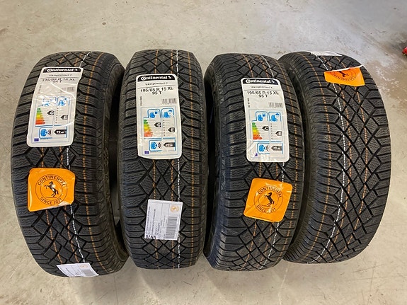 4kpl uudet 195/65R15 Continental CVC7 kitkat