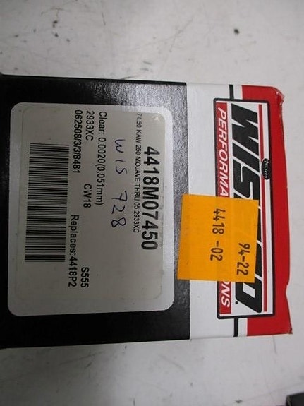 Kawasaki 250 Mojave 2004 74,5 mm mäntäsarja