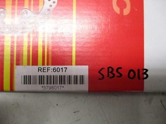 SBS Jarrulevy upgrade 6017 Suzuki RMZ RMX