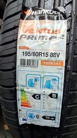 Hankook Ventus Prime 2 K115 195\60R15 88V kesurit