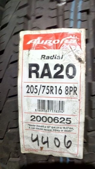 Aurora Radial RA20 205\75R16C 8PR kesurit