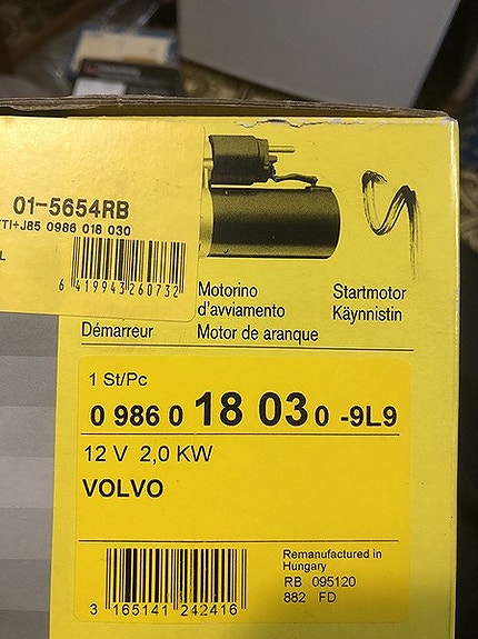 Volvo S60/S80/V70 2.4/2.5D Startti 97-01