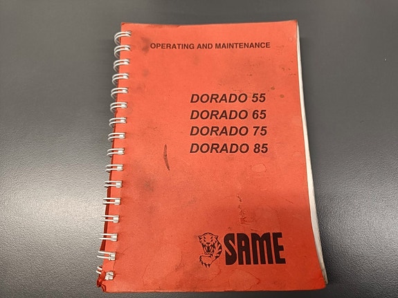 Same Dorado 55, 65, 75, 85 traktorin ohjekirja