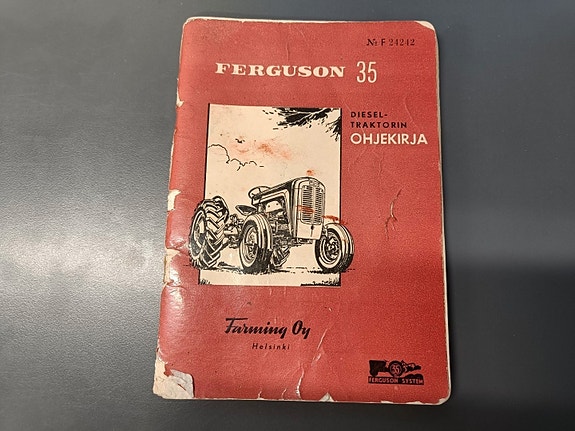 Ferguson 35 traktorin ohjekirja