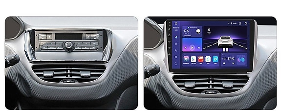Android soitin Peugeot 2008 2012-2018