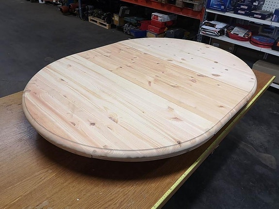 Ovaali / pyöreä pöytälevy 105 / 145 cm