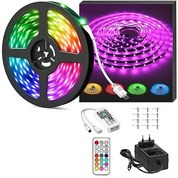 Led valonauha rgbw 10m 12v ip44/ip20