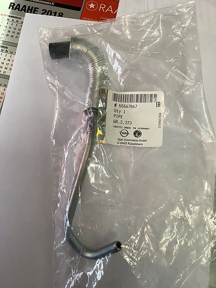 55567067 Turbon putki Opel 1.4