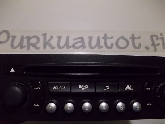 Peugeot 307 2006 radio cd soitin