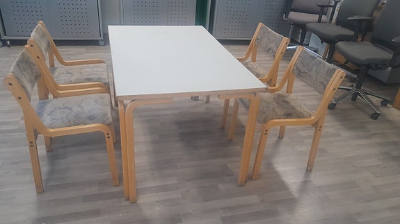 Tuolit ja pöytä,käytetyt