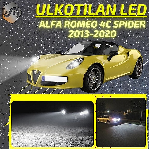 ALFA ROMEO 4C Spider Ulkovalojen LED -päivityssarja