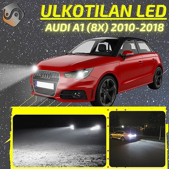 AUDI A1 / S1 (8X) Ulkovalojen LED -päivityssarja
