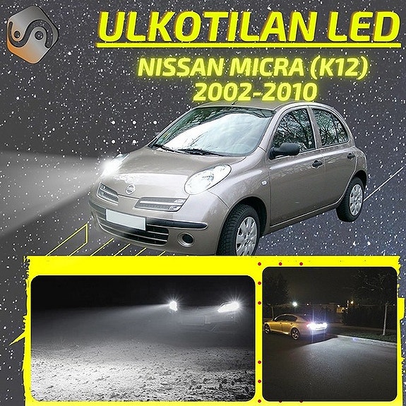 NISSAN MICRA (K12) Ulkovalojen LED -päivityssarja
