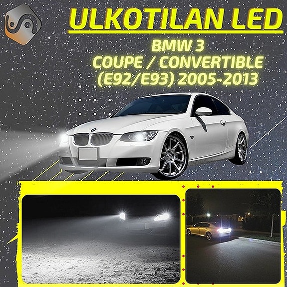 BMW 3 COUPE / CONVERTIBLE (E92/E93) Ulkovalojen LED -päivityssarja